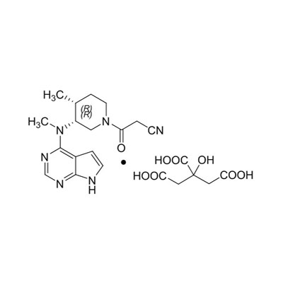 (3R,4R)-4-Metil-3-(metil-7H-pirrolo[2,3-d]pirimidin-4-ilammino)-b-osso-1-piperidinapropanenitrile: 2-idrossi-1,2,3- propantricarbossilato