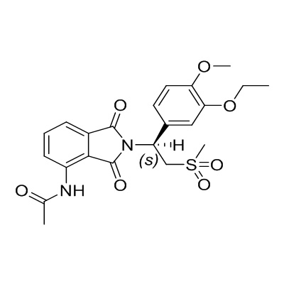 (+)-N-［2-［1(S)-(3-etossi-4-metossifenil)-2-(metilsolfonil)etil］-1,3-diosso-2,3-diidro-1H-isoindol-4 -il］acetammide