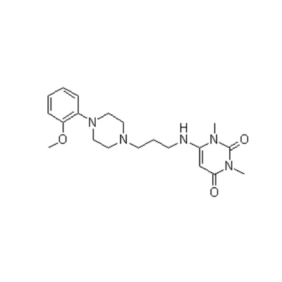 6-[[3-[4-(2-metossifenil)-1-piperazinil]propil]ammino]-1,3-dimetil-2,4(1H,3H)-pirimidinedione cloridrato